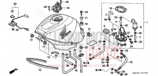FUEL TANK CBR1100XX6 de 2006